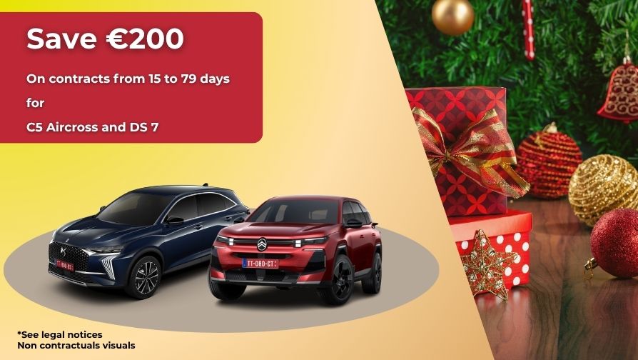 For a delivery from November 21st, 2025 to December 31st, 2025, 200€ off on your contracts up to 79 days