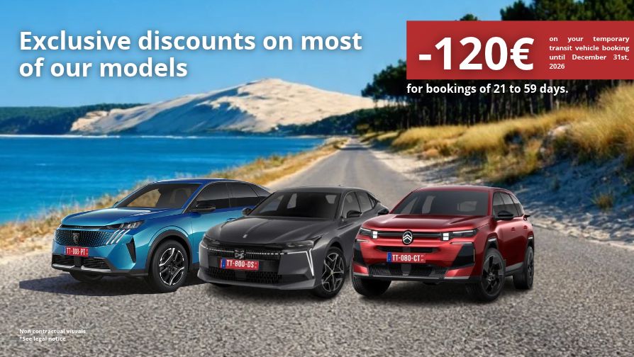 Exclusive discounts for bookings from 21 to 59 days.